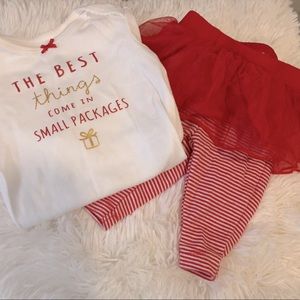 Newborn Baby Carter’s Christmas Outfit